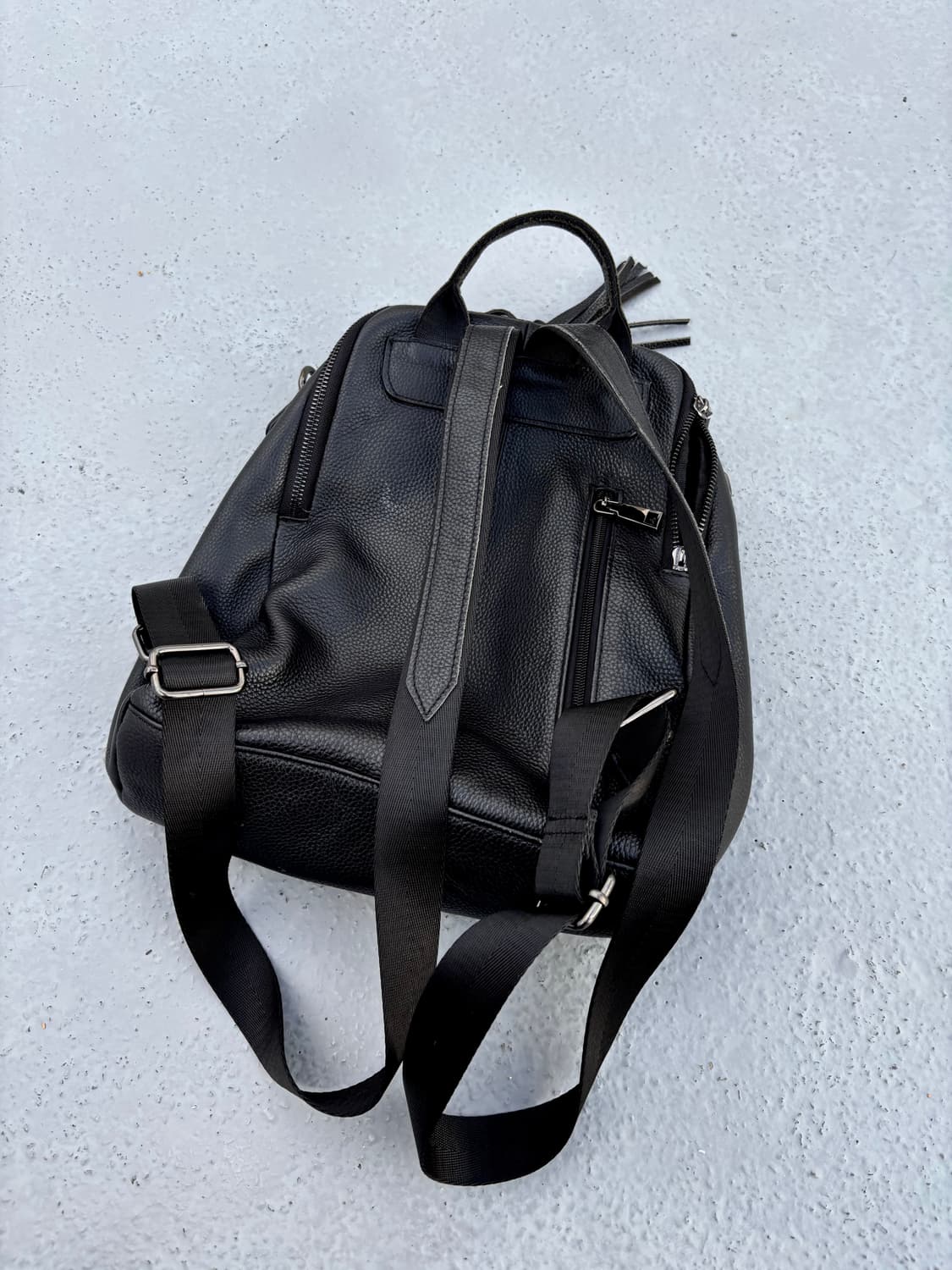 “Vintage”00’s 3Zipper Detail Leather Bag 상품이미지6