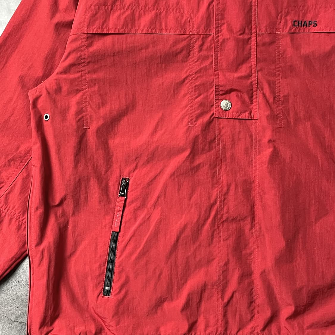 CHAPS 1990s 챕스 빈티지 레드 스포츠 아노락 자켓 A00450 상품이미지3