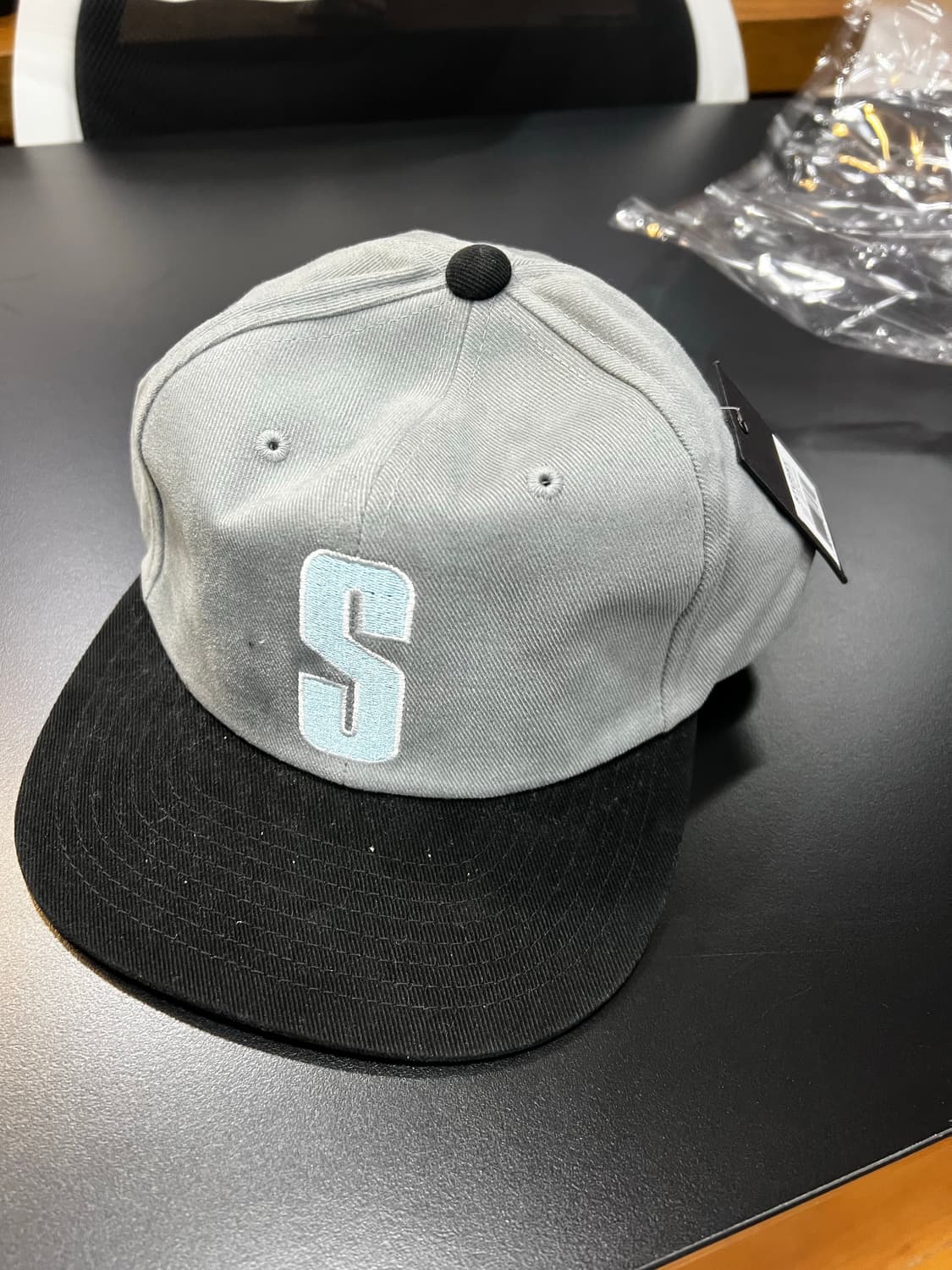 스투시 s 로고 투톤캡 빈티지 상품이미지1