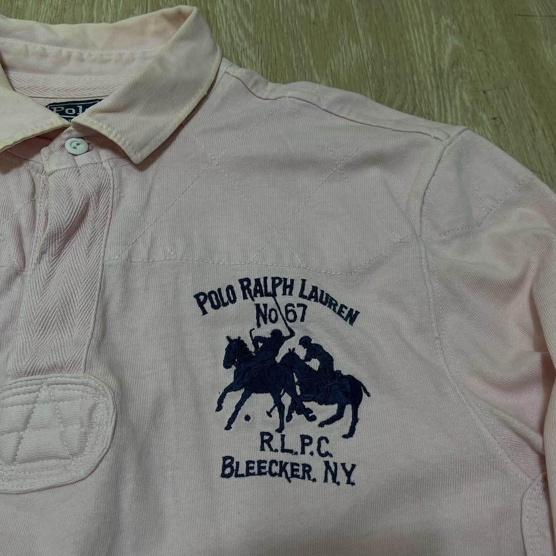 폴로 랄프로렌 커스텀핏 빅포니 PK 긴팔 카라티 [핑크] L/100 상품이미지4