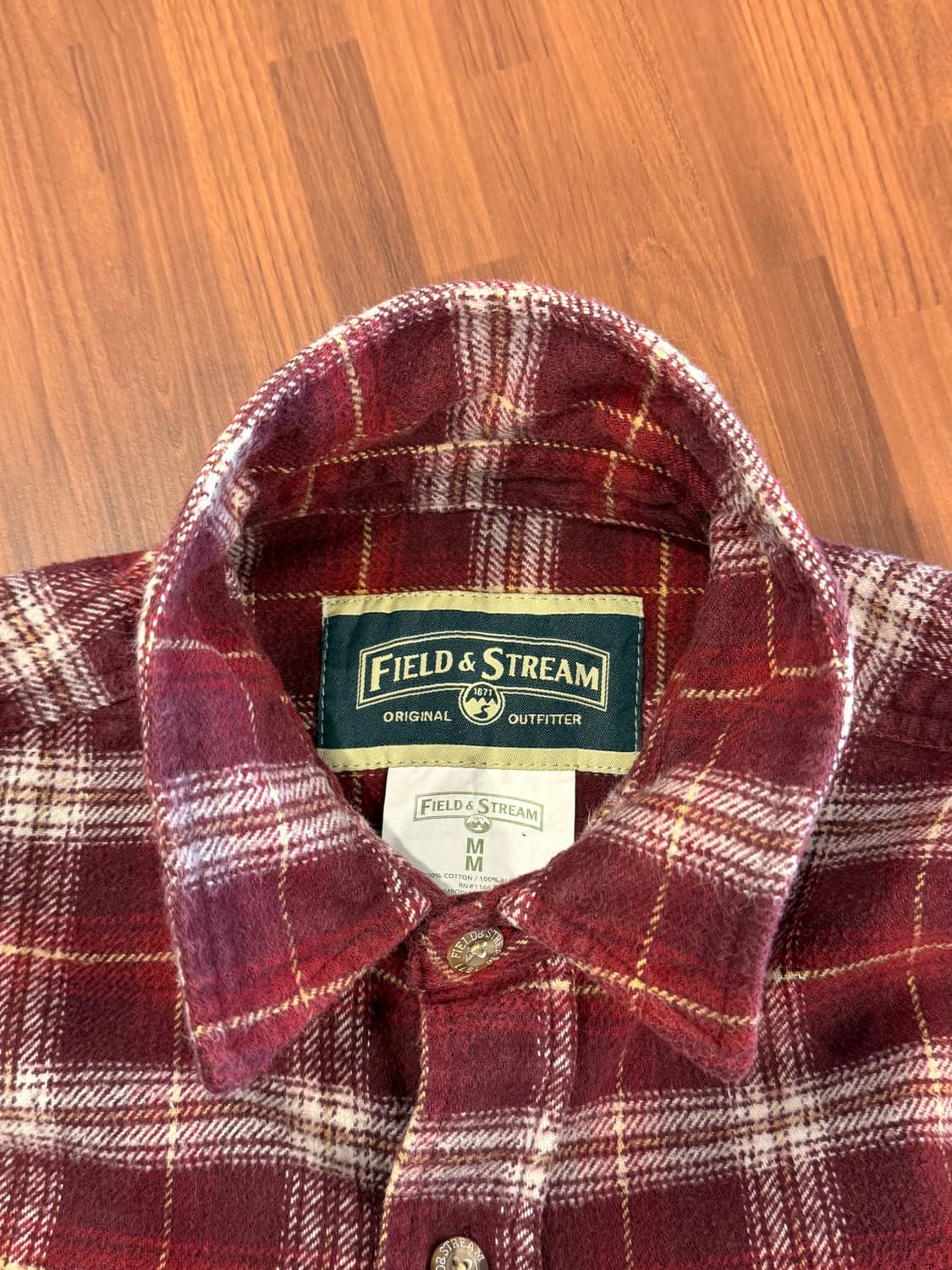 00s Field & Stream 빈티지 플란넬 체크 셔츠 상품이미지7