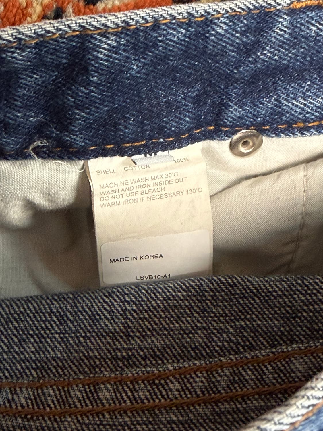 비바스튜디오 언발란스 포인트 데님팬츠 M 상품이미지3