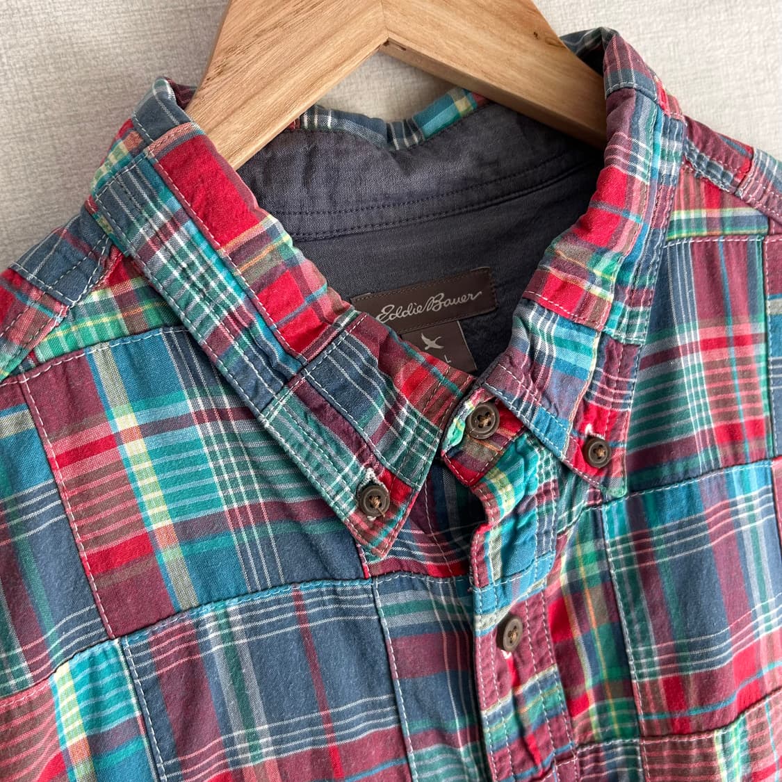 Eddie Bauer Patch work Shirts 상품이미지5
