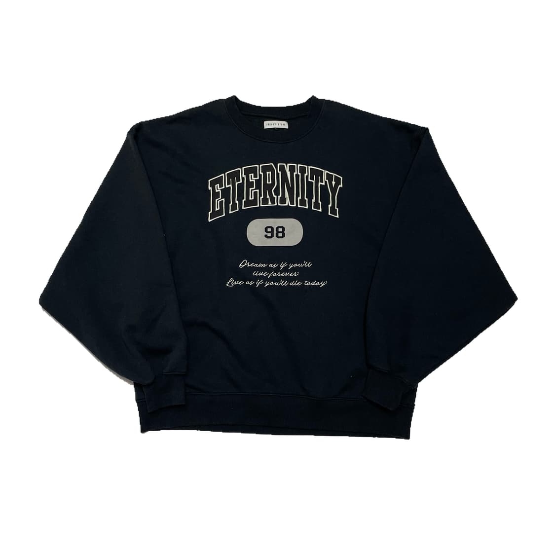 프릭스스토어 ETERNITY 오버핏 맨투맨 상품이미지1