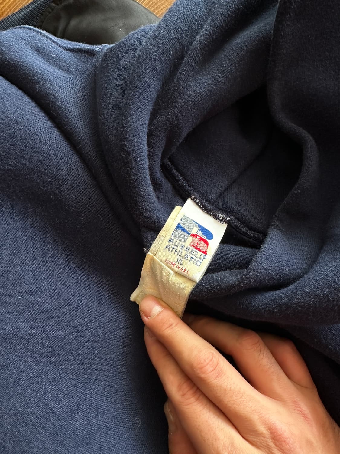 90’s russell blank hoodie  상품이미지7