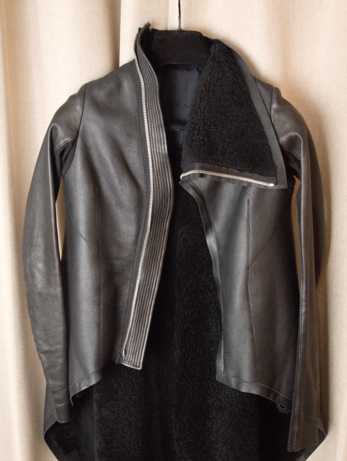 Lamb Mouton Leather Jacket 상품이미지5