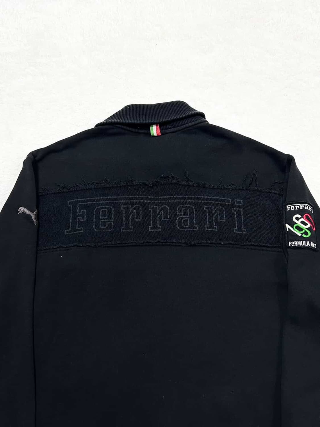 퓨마 페라리 빅로고 블랙 코튼집업 상품이미지7