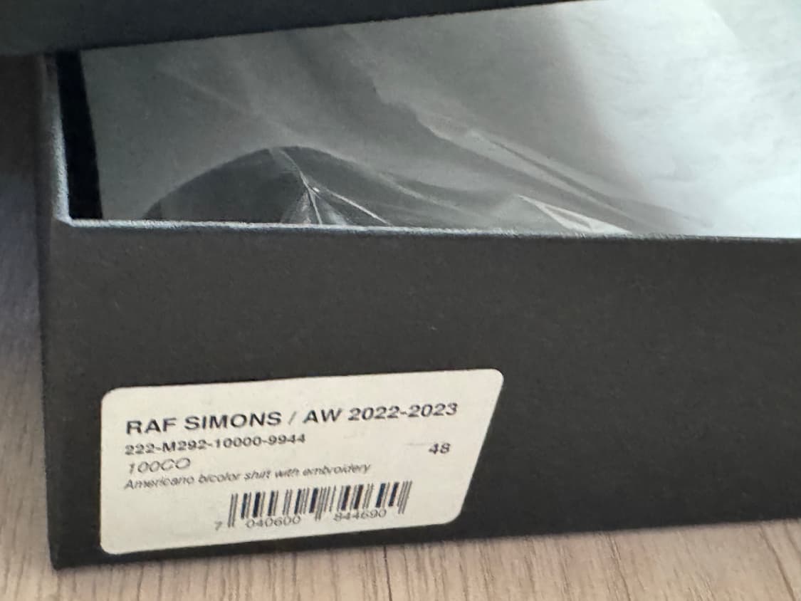 라프 시몬스 프린트 셔츠 팝니다 상품이미지8