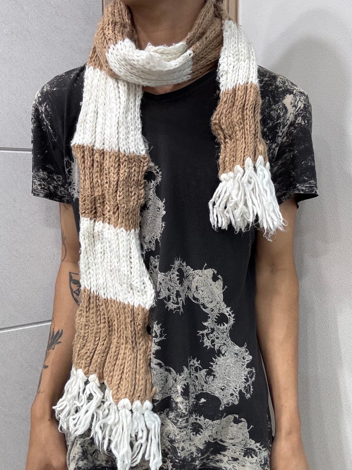 2. Stripe knit scarf 2.8 상품이미지1