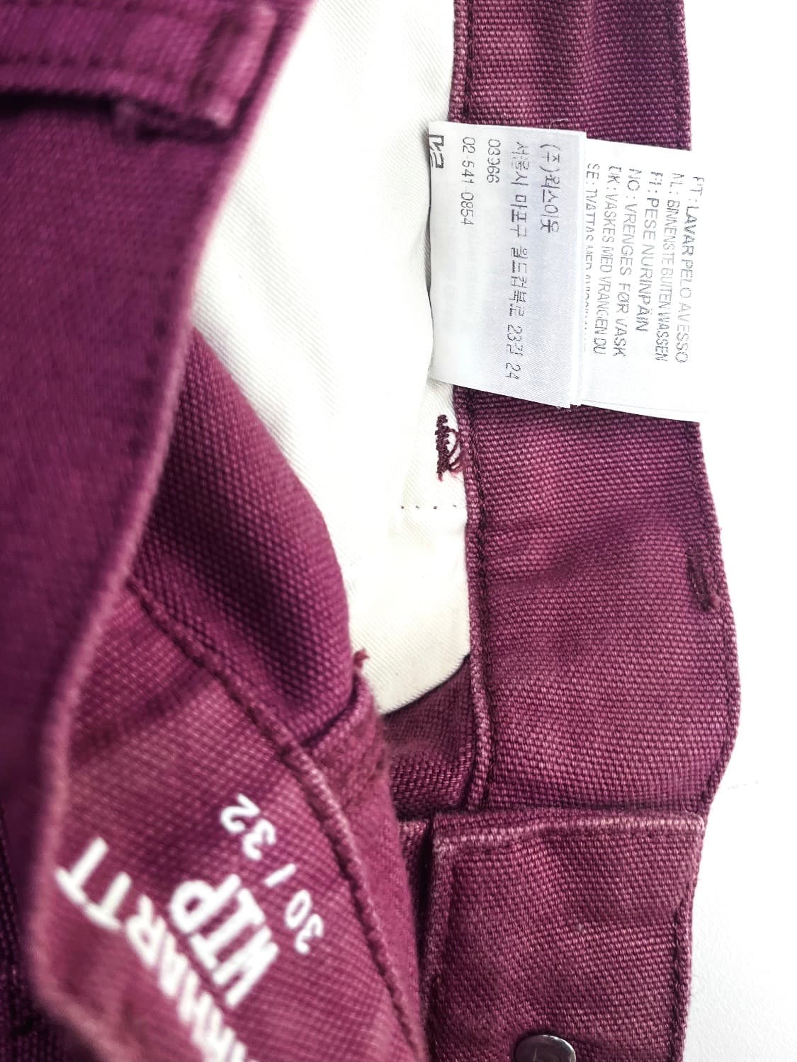 칼하트 WIP 더블 니 30x32 상품이미지7