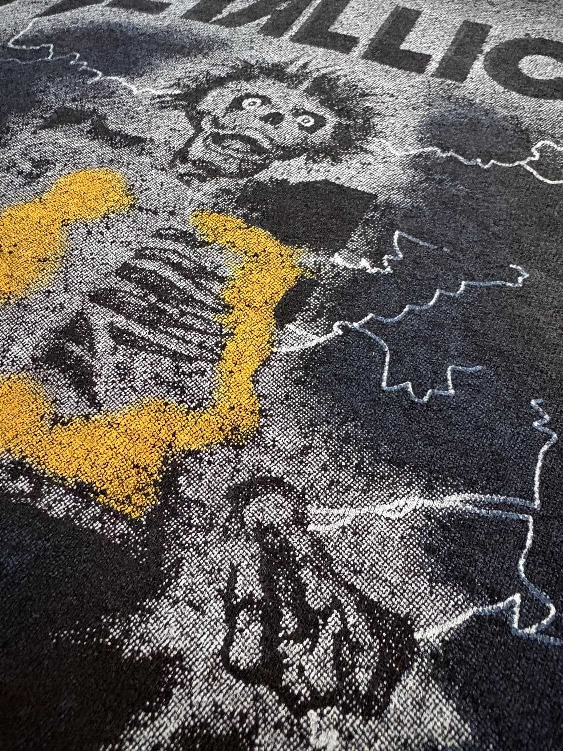 메탈리카 리프린트 빈티지 밴드티 xl 상품이미지3