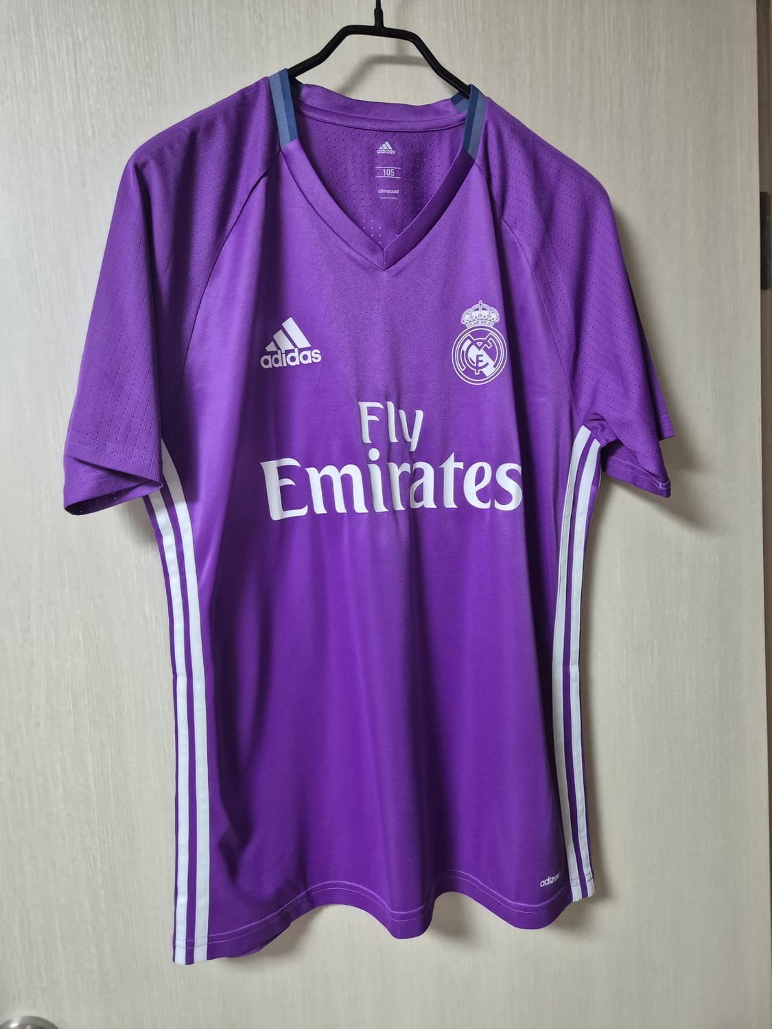 아디다스 16-17 레알마드리드 반팔 져지 트레이닝 탑 105 상품이미지1