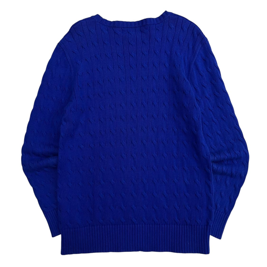 폴로 랄프로렌 그린포니 블루 꽈배기 니트 XL 상품이미지3