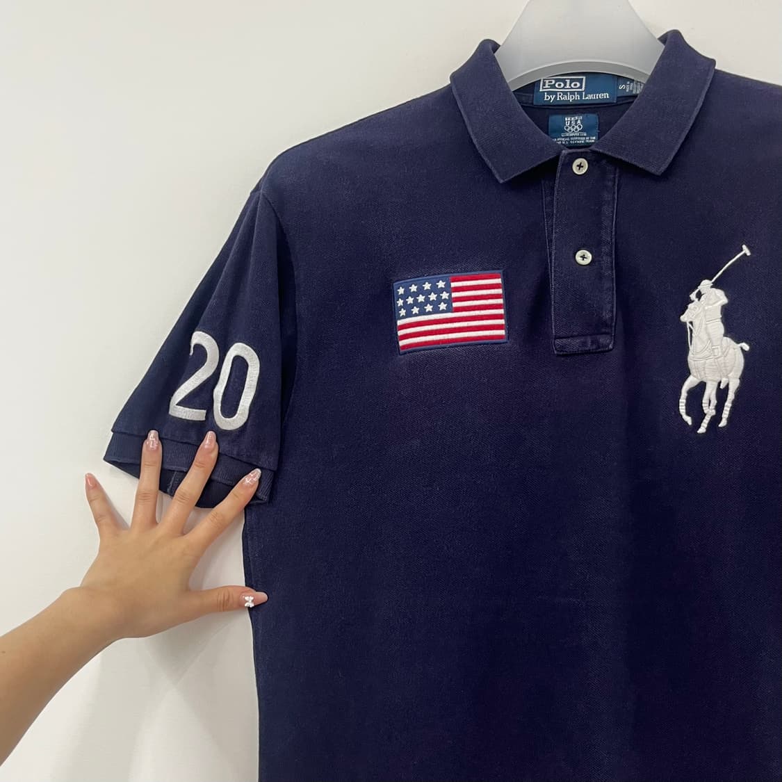 폴로 랄프로렌 빅포니 USA 벤쿠버 올림픽 2010 한정판 카라 반팔티 상품이미지5