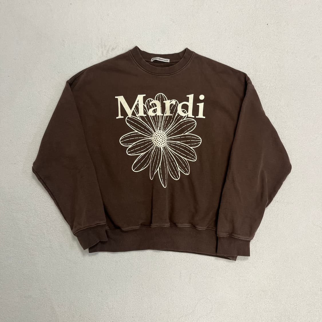Mardimercredi brown sweatshirt 상품이미지4