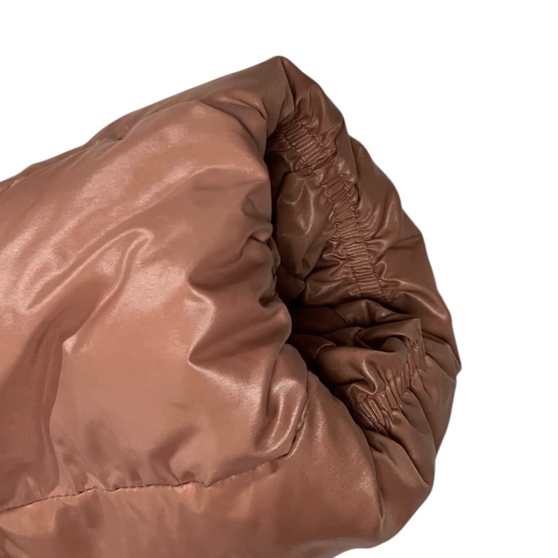 베네통 숏 핑크브라운 패딩 42 상품이미지5