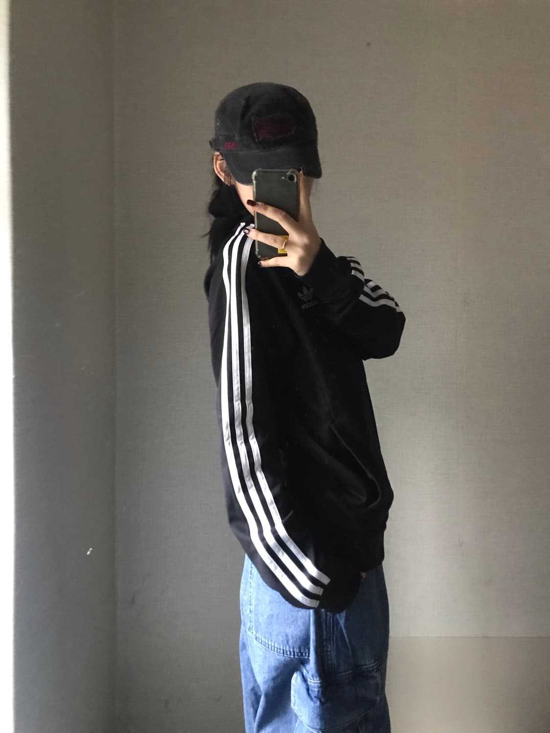 아디다스 검흰 삼선 져지 상품이미지5