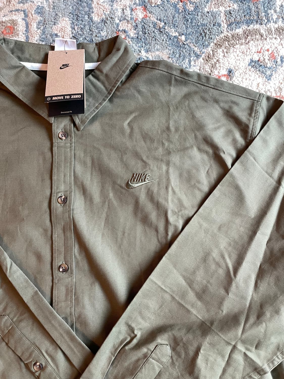 나이키 오버사이즈 긴팔 옥스퍼드 셔츠 (새제품. XL ) 상품이미지5