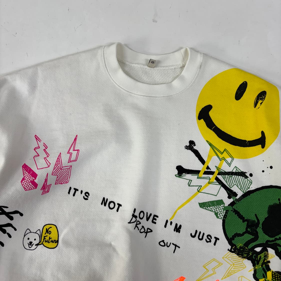 R13 그래피티 맨투맨 상품이미지2