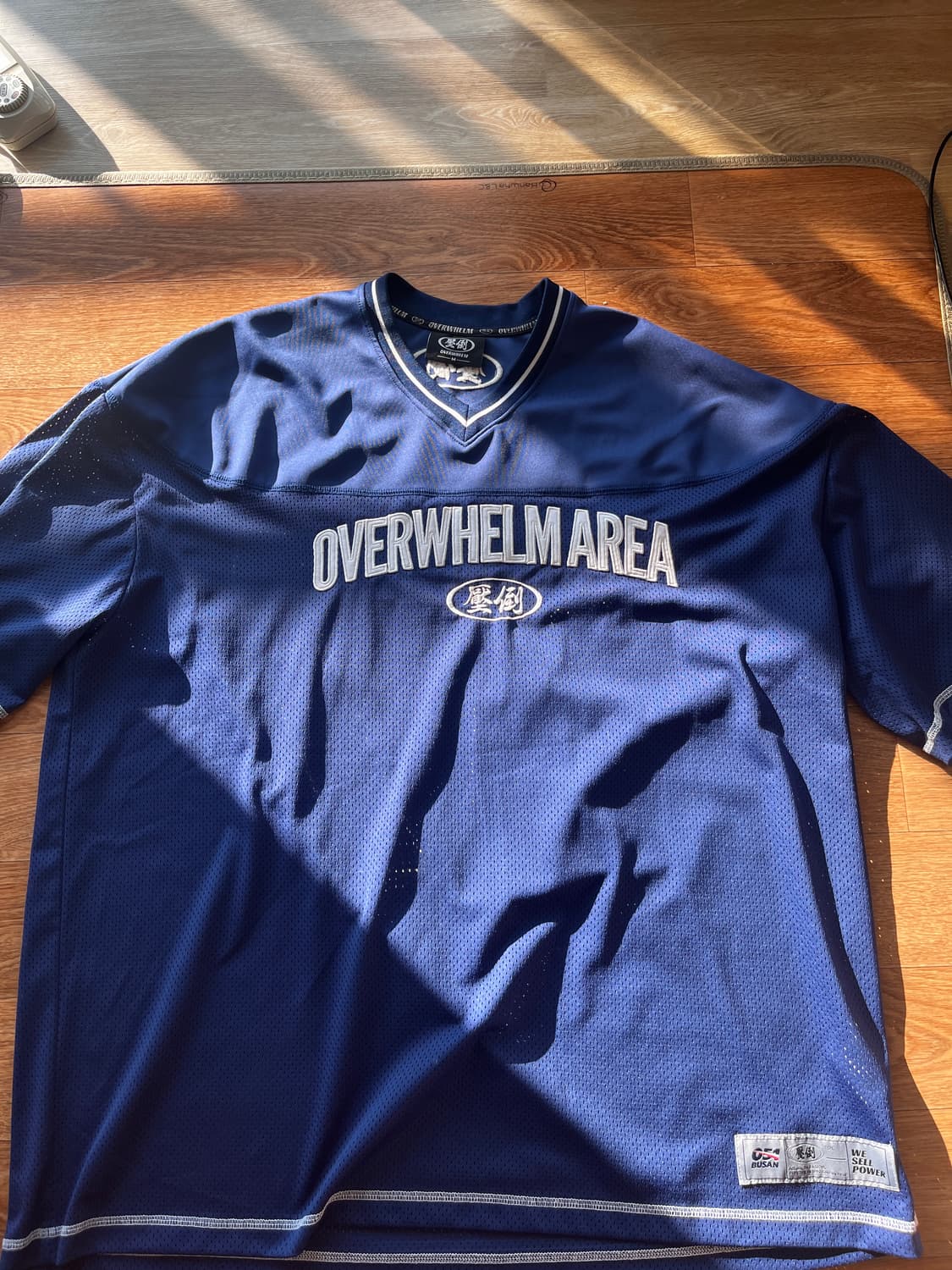 [M]압도 아치로고 럭비져지 네이비 상품이미지3