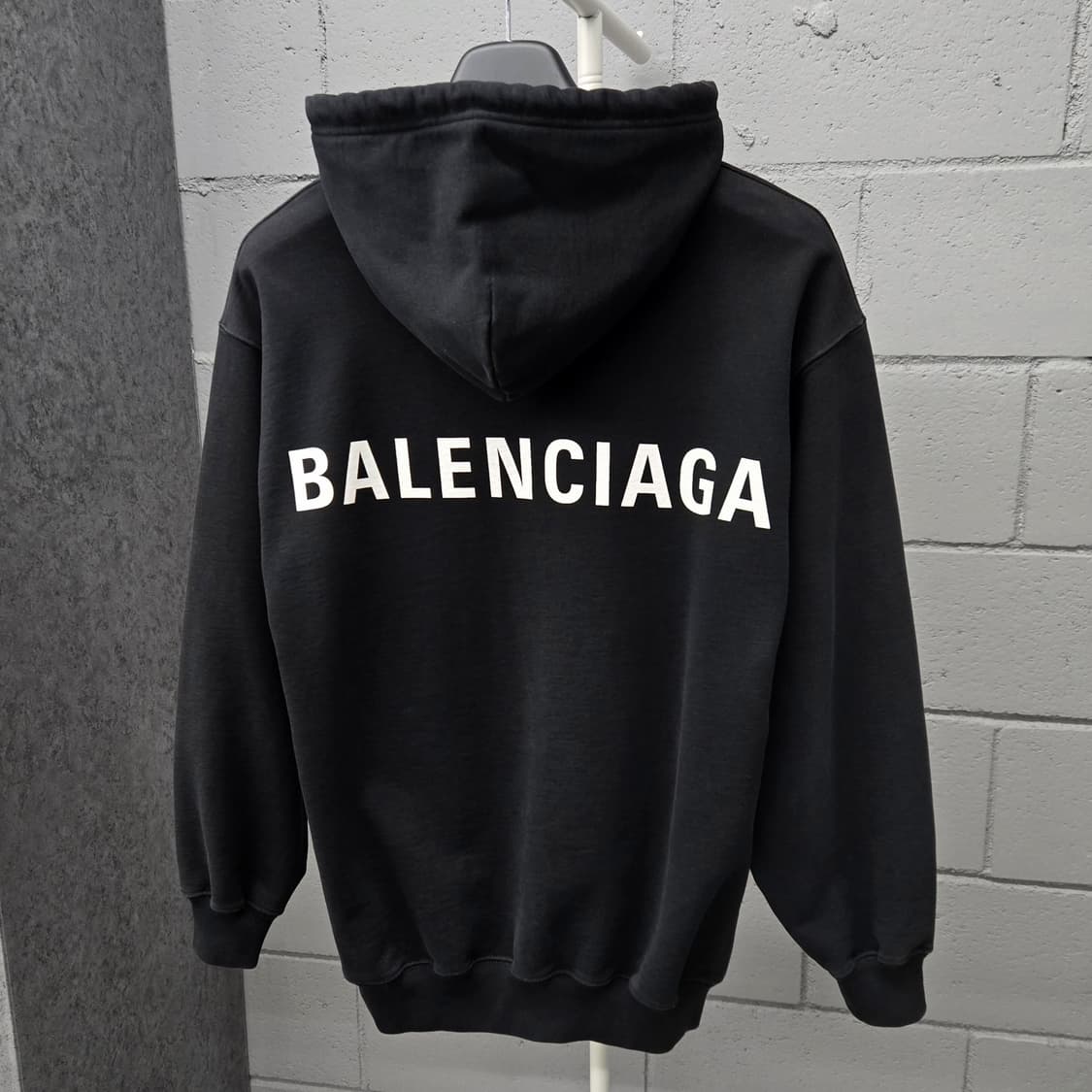 발렌시아가 백로고 후드 오버핏XS 상품이미지1