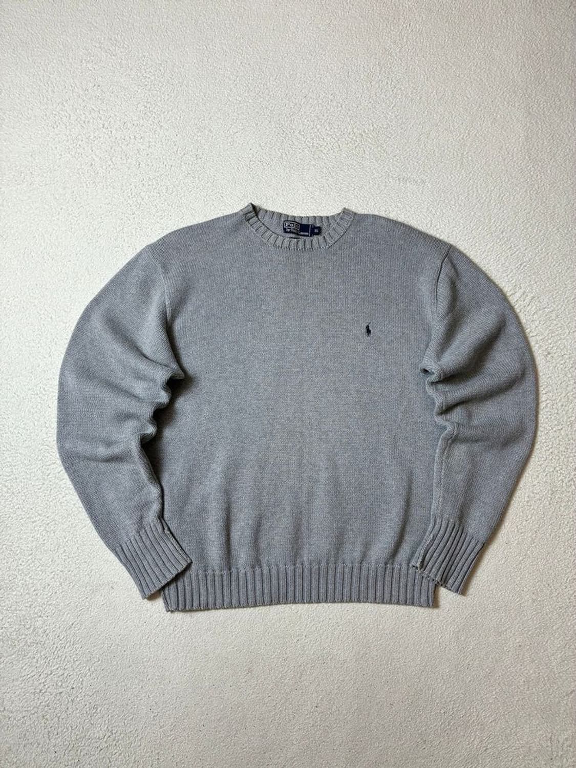 폴로 랄프로렌 00's 헤비코튼 로고 니트 PN7572 상품이미지1