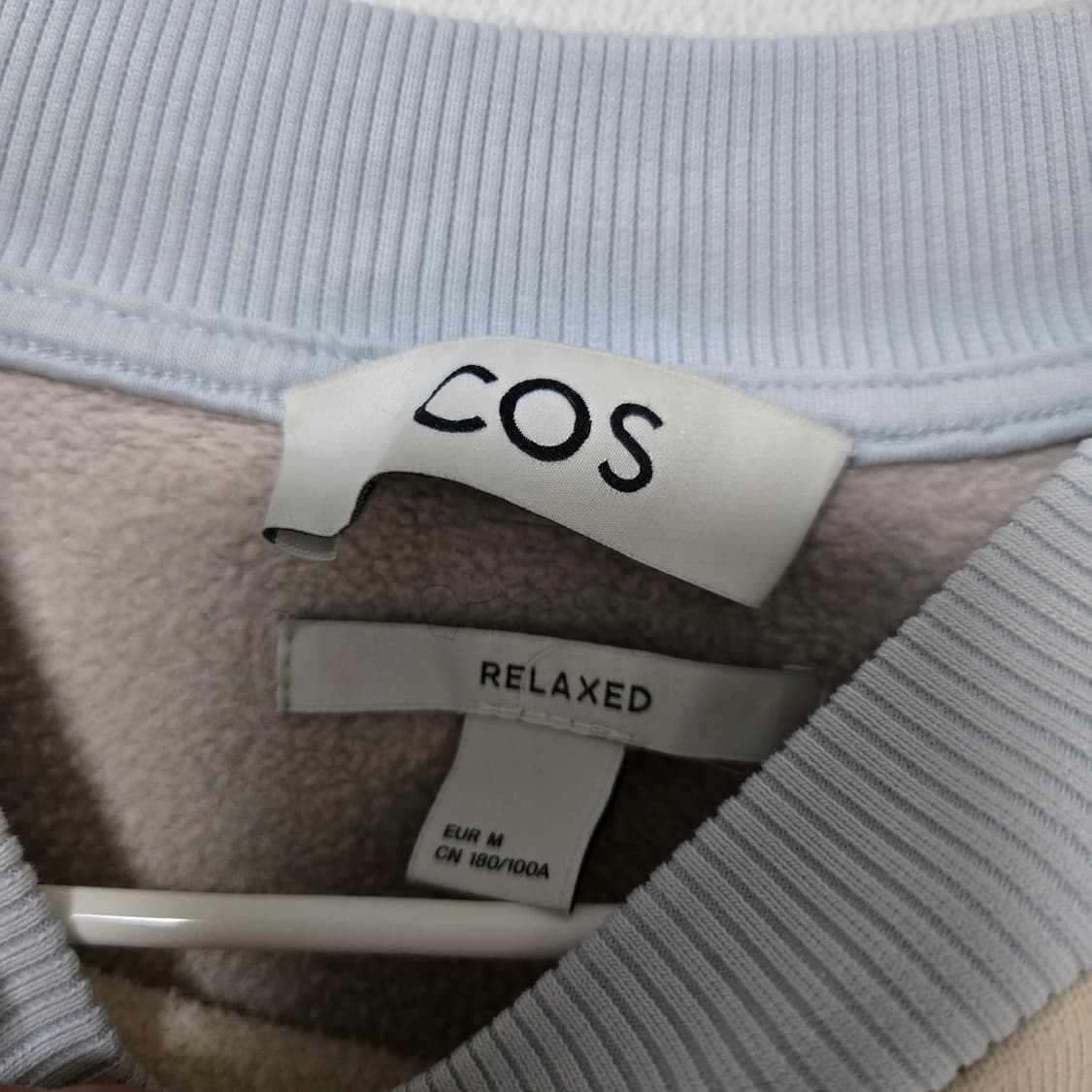 코스 컬러블록 코튼 맨투맨 / 남성 맨투맨/ 여성 맨투맨  상품이미지2