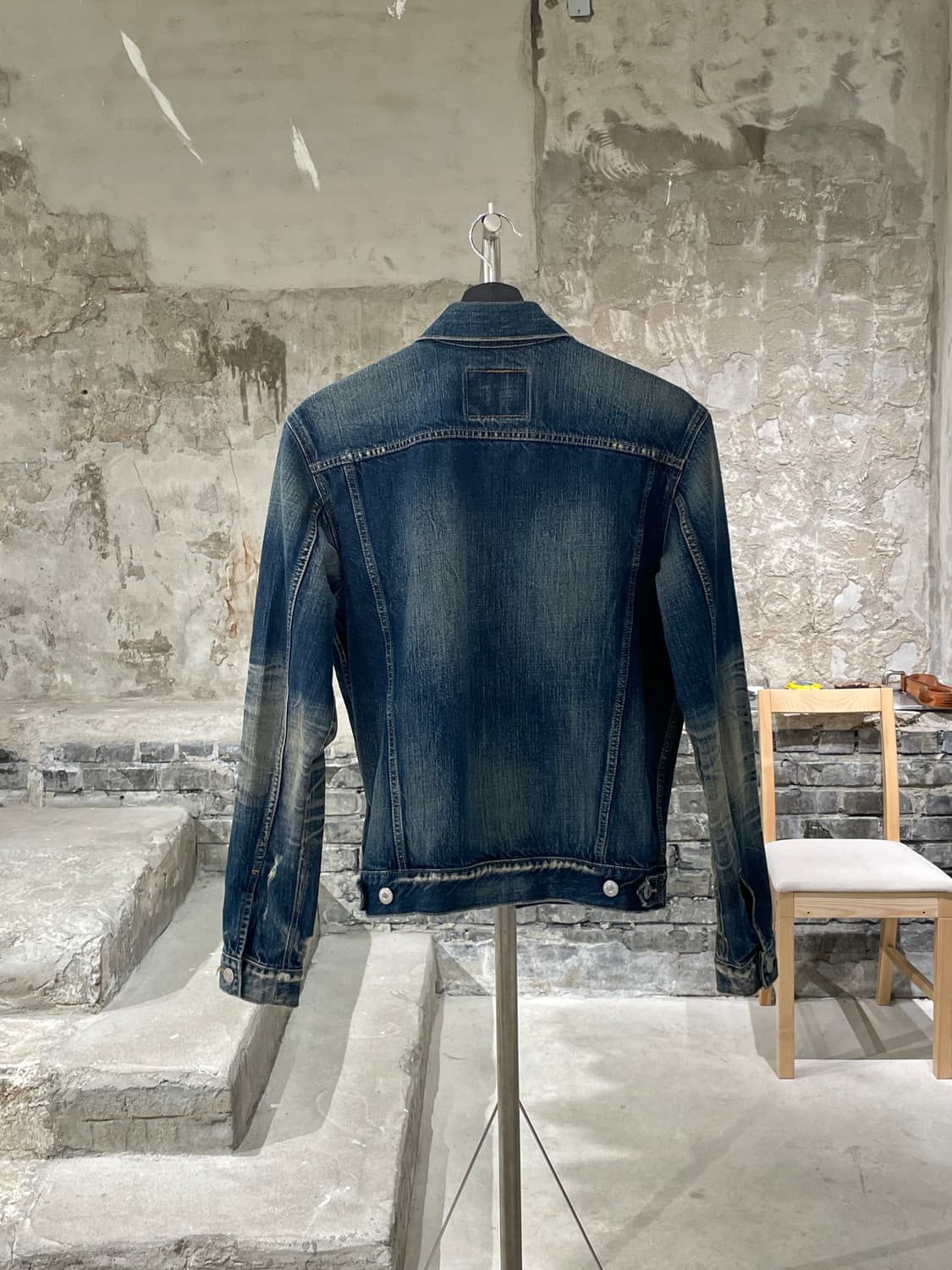 리바이스 70505 중청 워싱 웨스턴 트러커 데님 자켓 상품이미지6