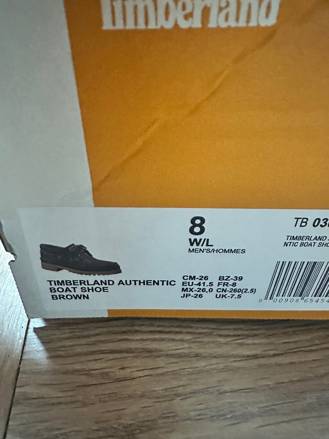 팀버랜드 보트슈즈 260 상품이미지6