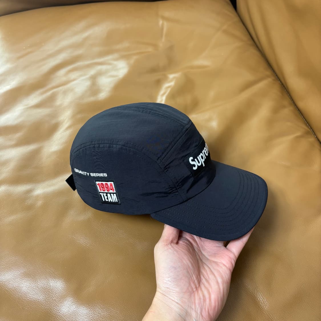 Supreme 슈프림 트레일 블랙 캠프캡 모자 (Trail Black) 상품이미지3