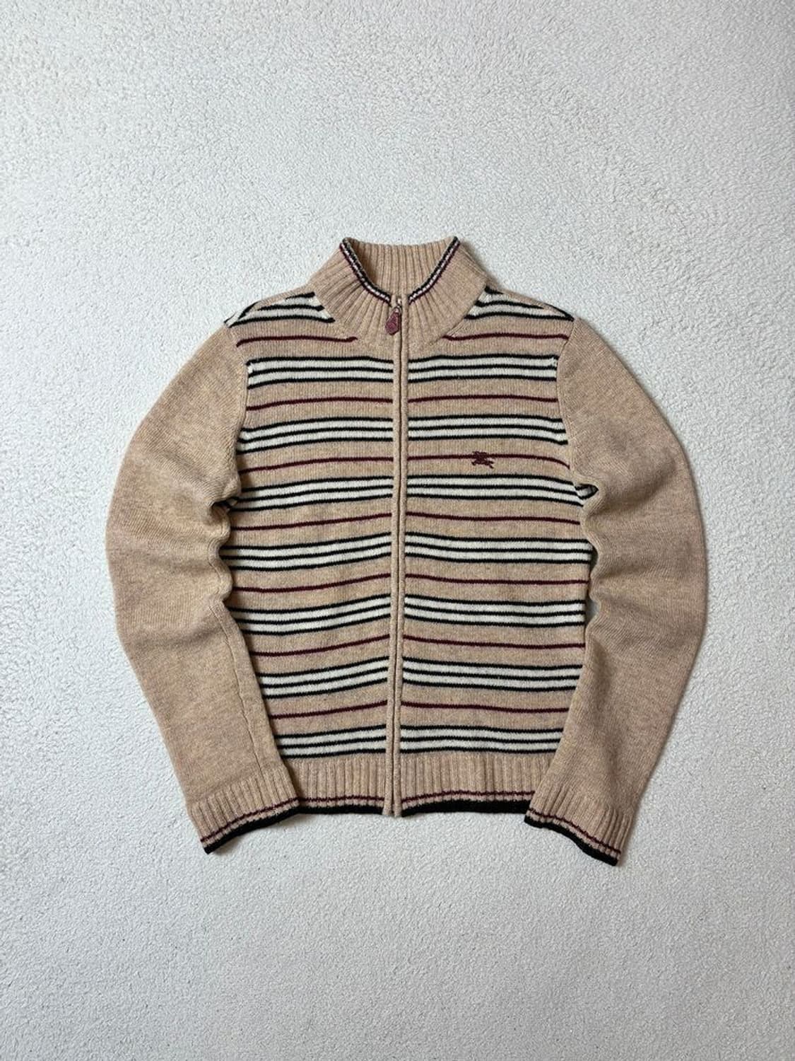 버버리 블루라벨 00's 울 재패니즈 집업 니트 PN7800 상품이미지1