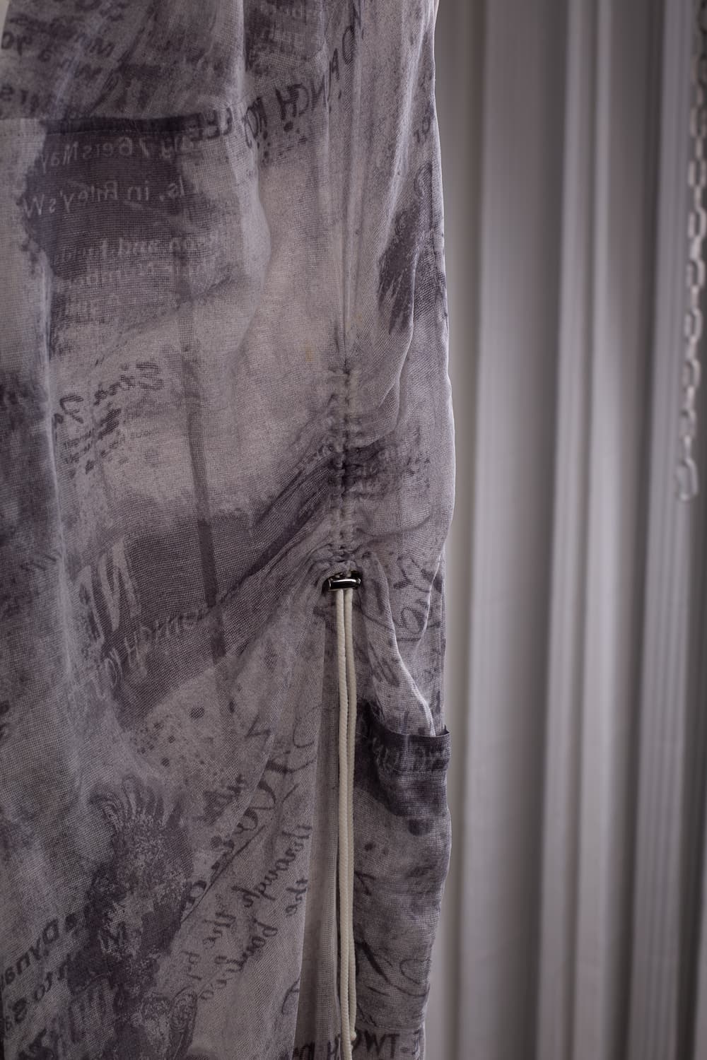 BAJRA ASYMMETRIC DRAPE ZIP UP VEST 상품이미지8