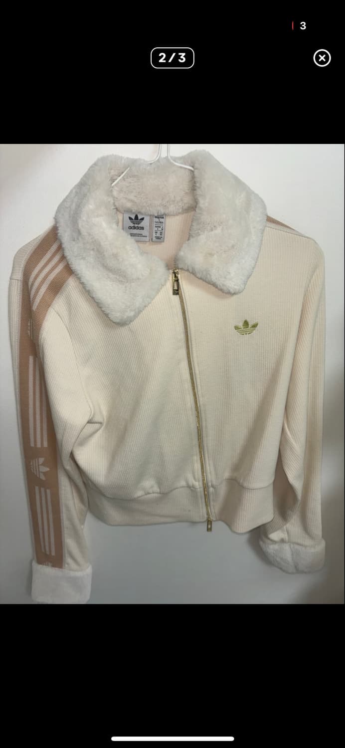 아디다스 스키 시크 퍼 자켓 S 상품이미지1