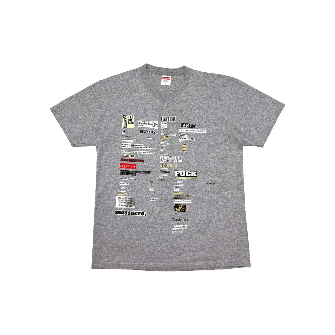 슈프림 컷아웃 티셔츠 상품이미지1