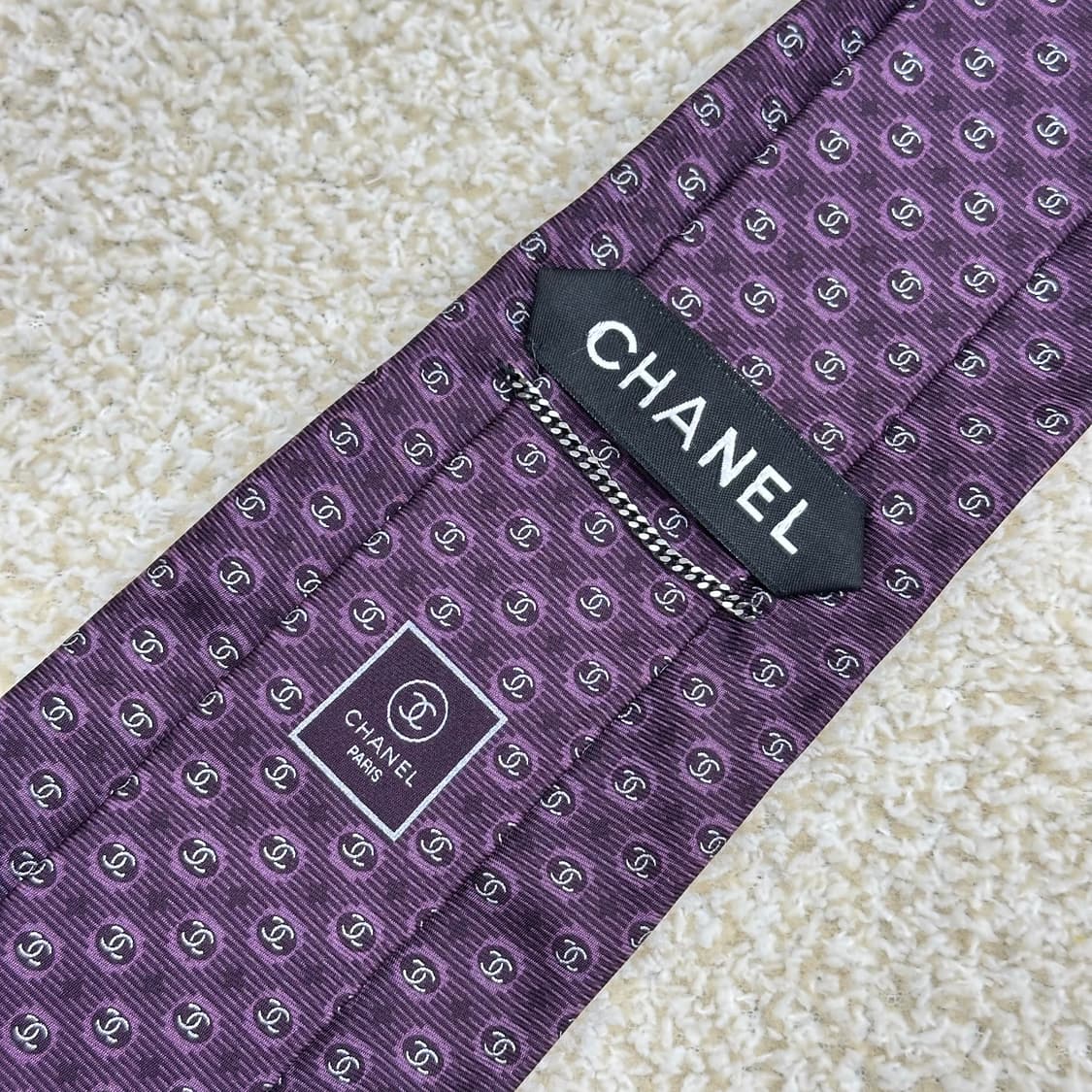 샤넬 실크 넥타이 상품이미지5