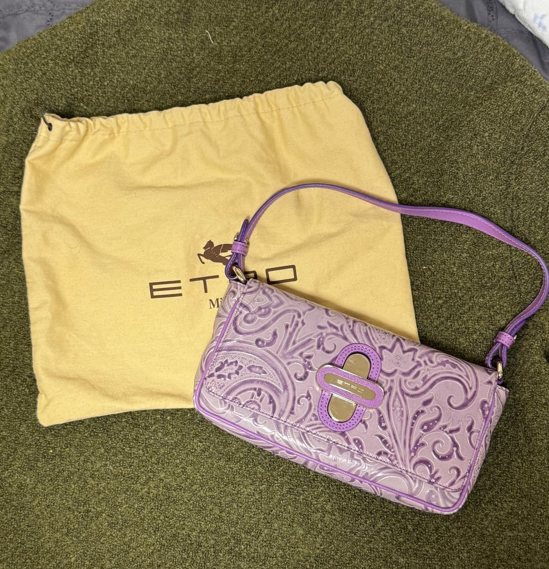 에트로 페이즐리 레더 숄더백 상품이미지4