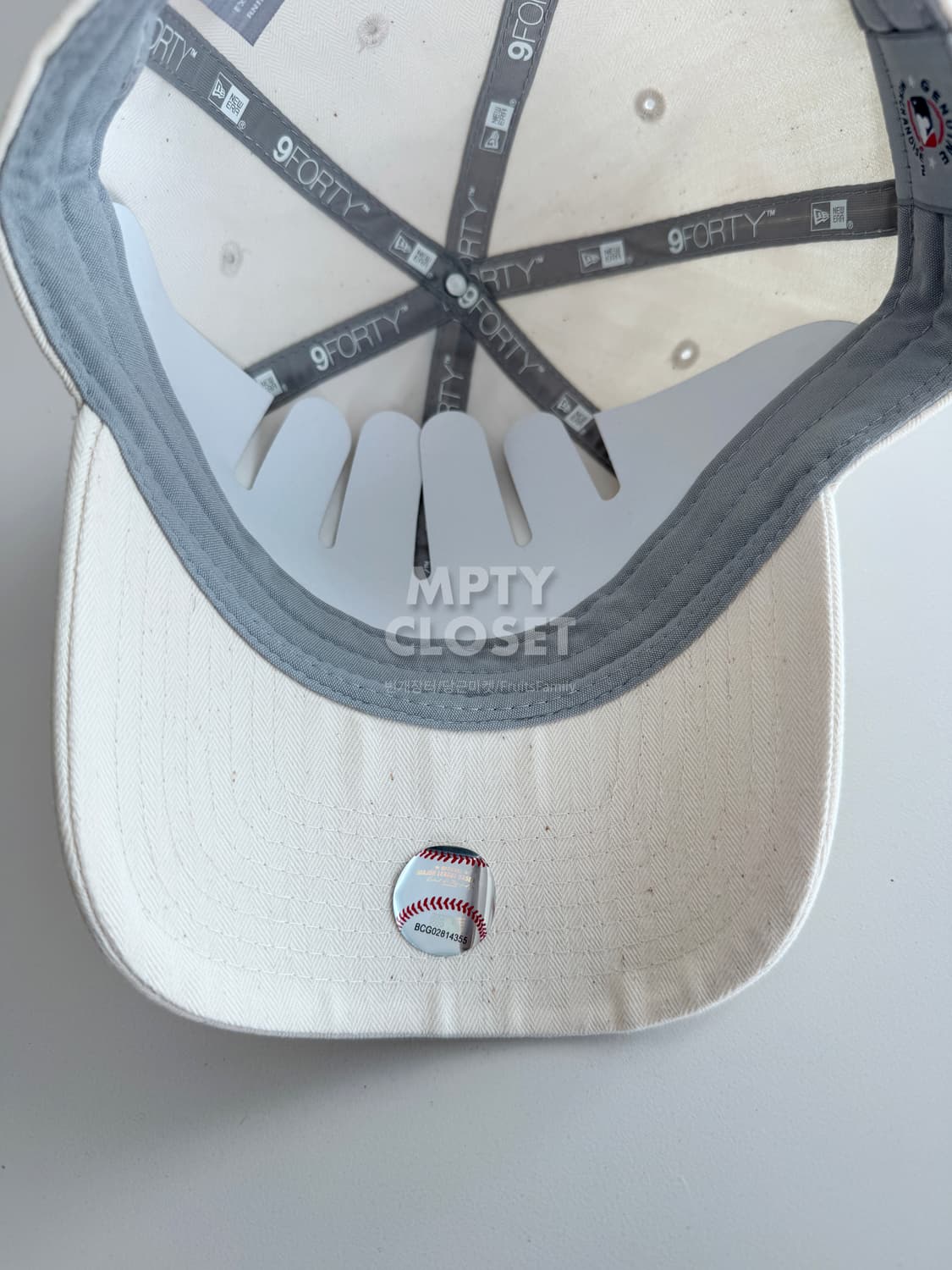 뉴에라 뉴욕양키즈 9Forty 언컨스트럭쳐드 헤링본 볼캡 상품이미지4