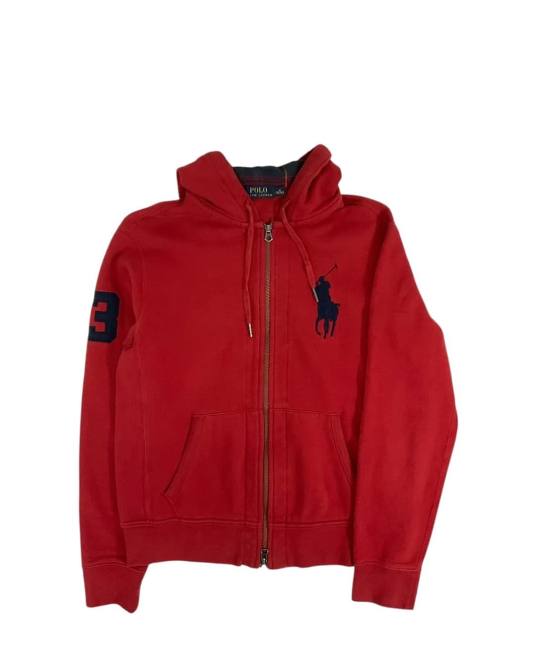 폴로 빅포니 체크 후드집업 (m) 상품이미지1