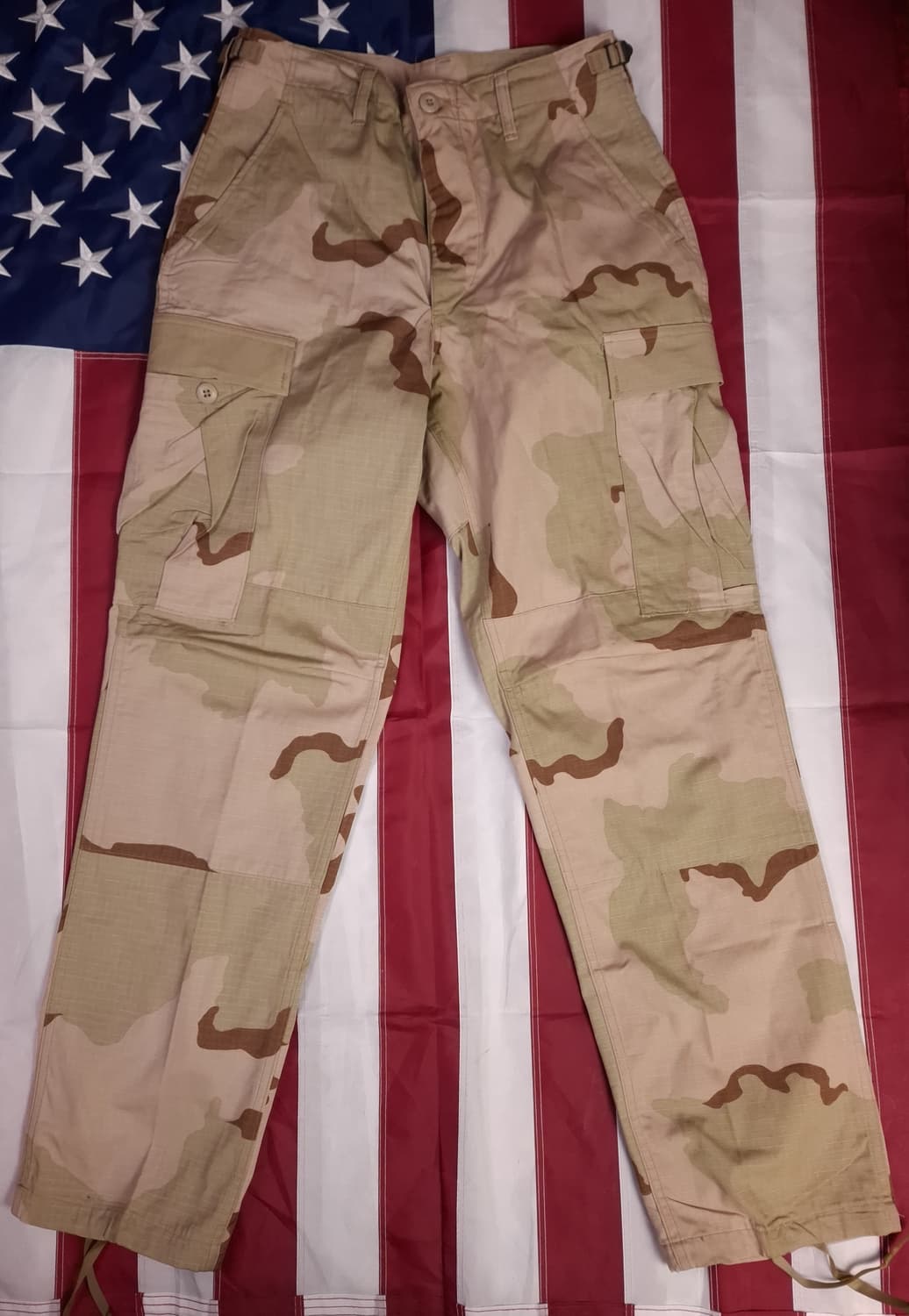 새제품 오리지날 미군 90's 걸프전 사막삼색 립스탑 BDU 팬츠 3종 상품이미지3