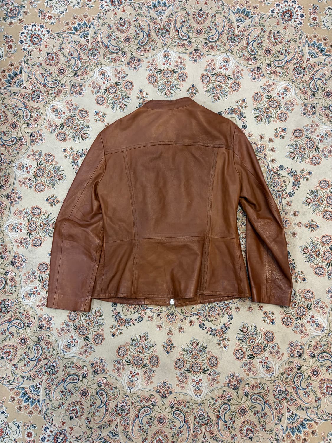 이태리 빈티지 바이커 램스킨 자켓 상품이미지3