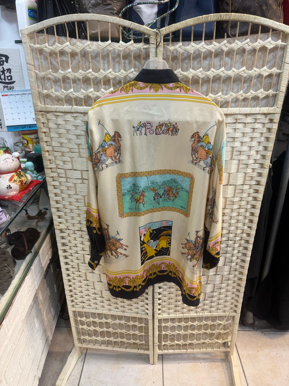 48/100-105 정품 베르사체 실크셔츠 팝니다 상품이미지5