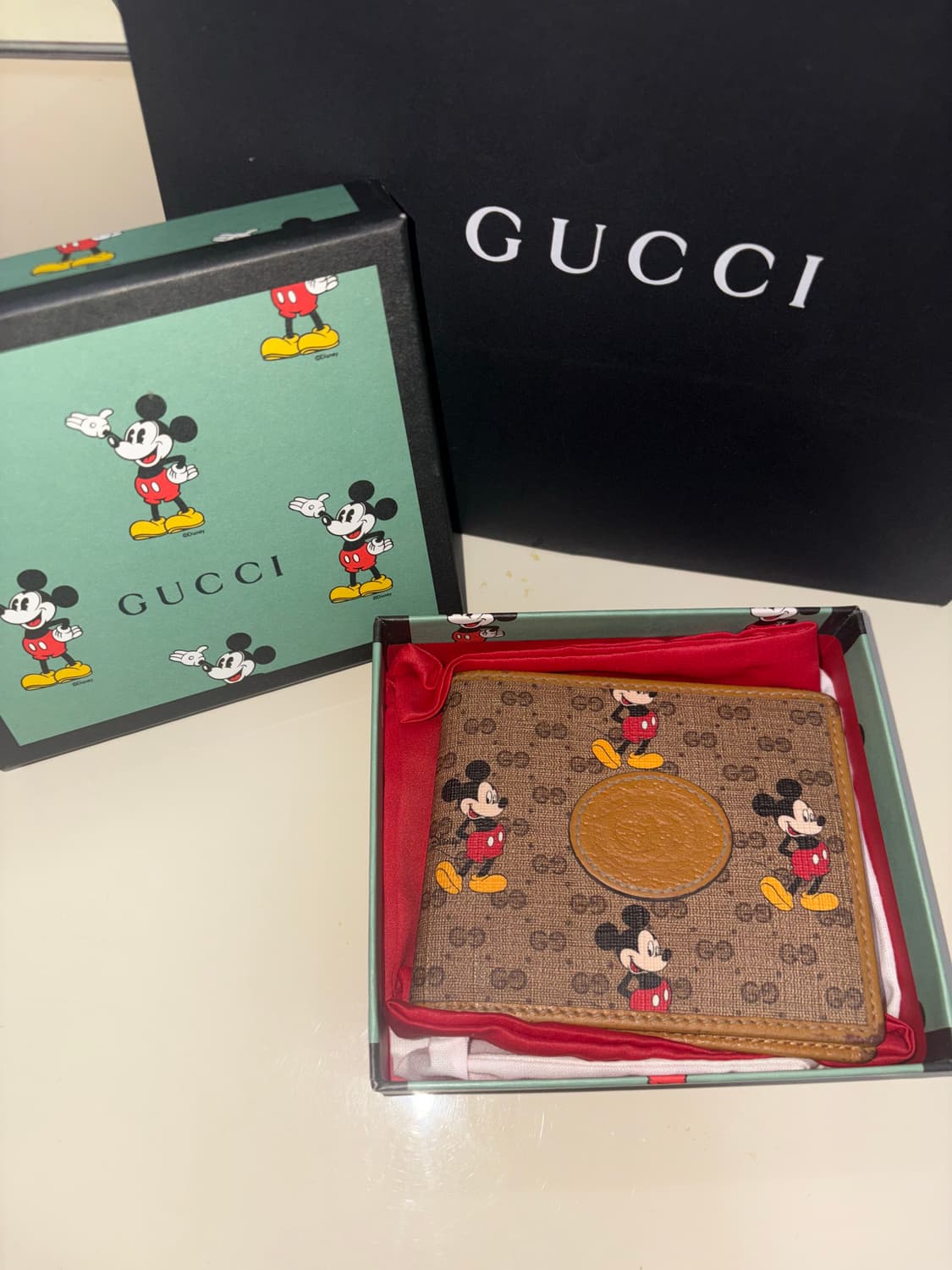 구찌 디즈니 콜라보 반지갑 상품이미지3