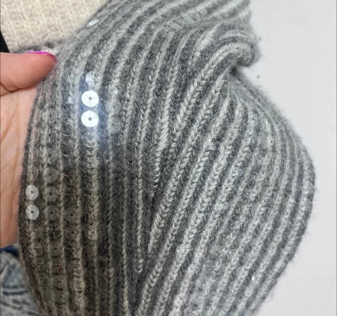 정가 200만원 이태리 캐시미어 스팽글 가디건 아뷰 청담동 편집매장  상품이미지7