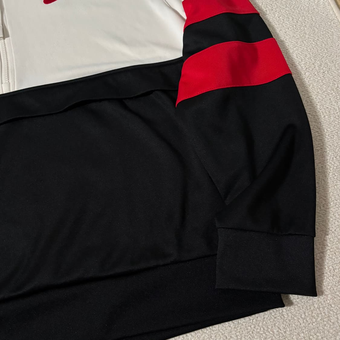 [L] 나이키 검흰 레드 포인트 져지 반집업 상품이미지4