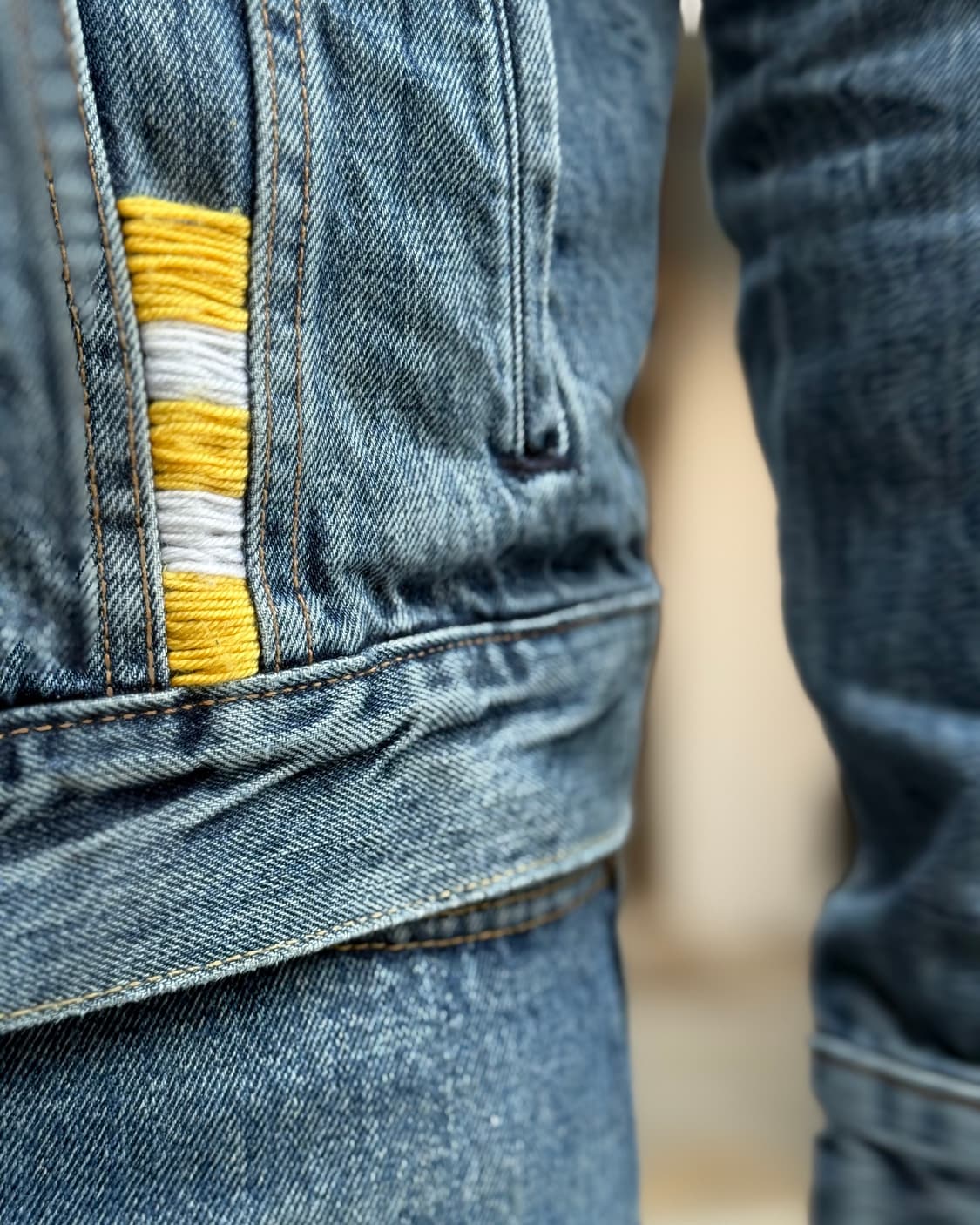 리바이스  72334 타입 3세대 핸드스티치 데님 트러커 자켓 M 상품이미지9