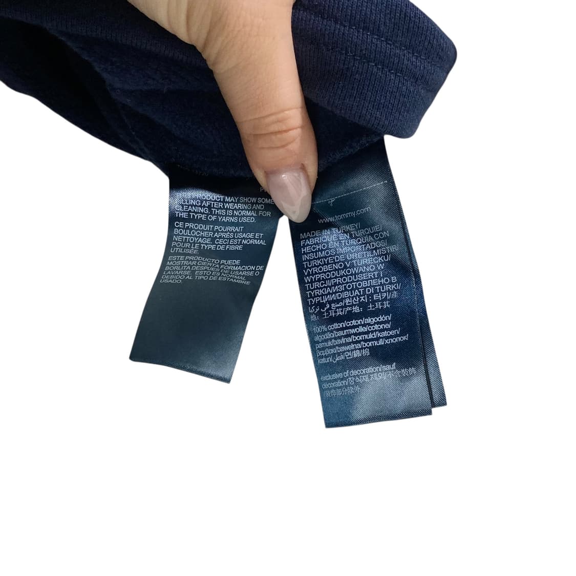 타미 진스 네이비 맨투맨 상품이미지4