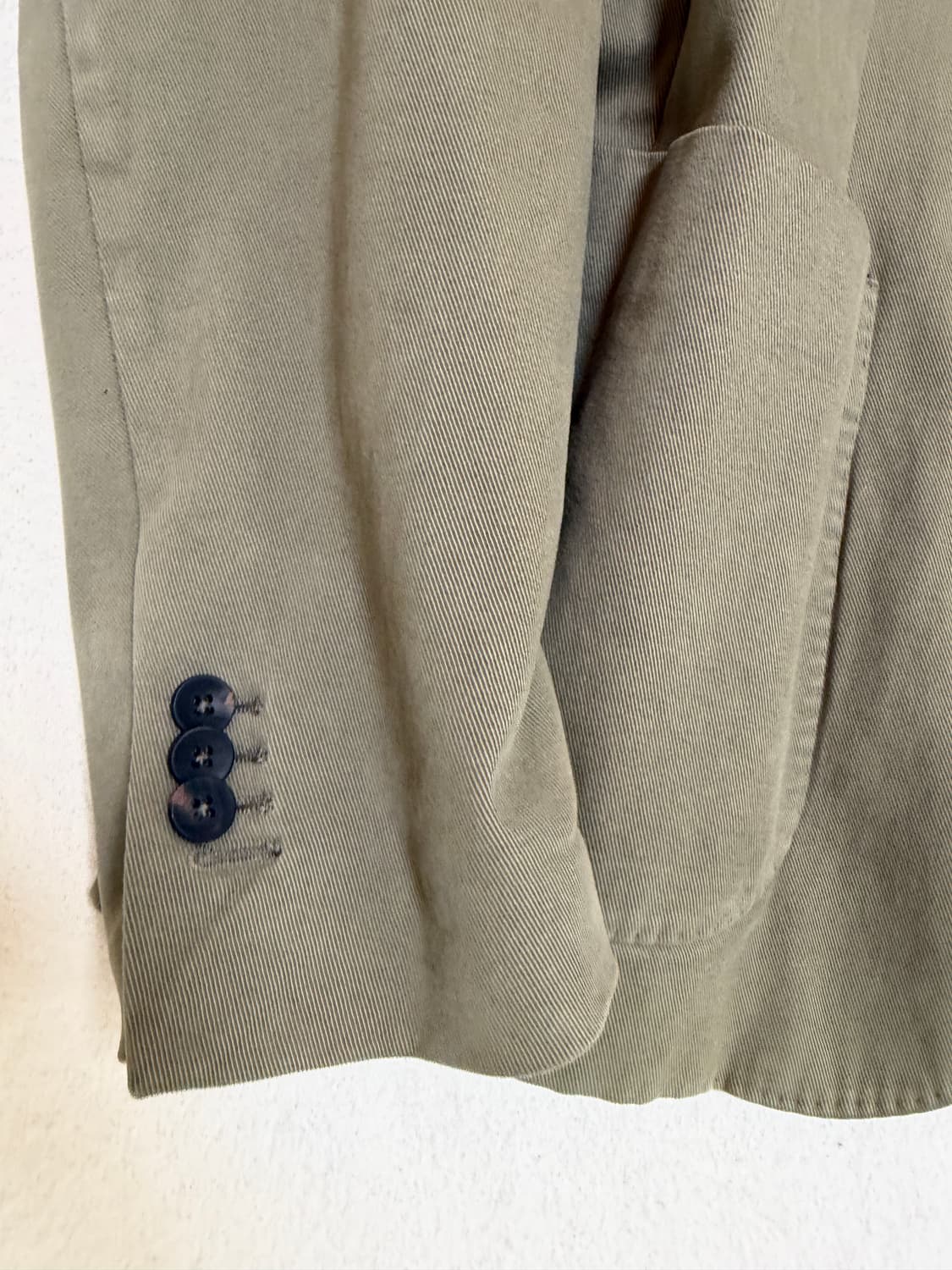 Massimo Dutti 마시모뚜띠 카키색 이탈리안 패브릭 자켓 상품이미지4