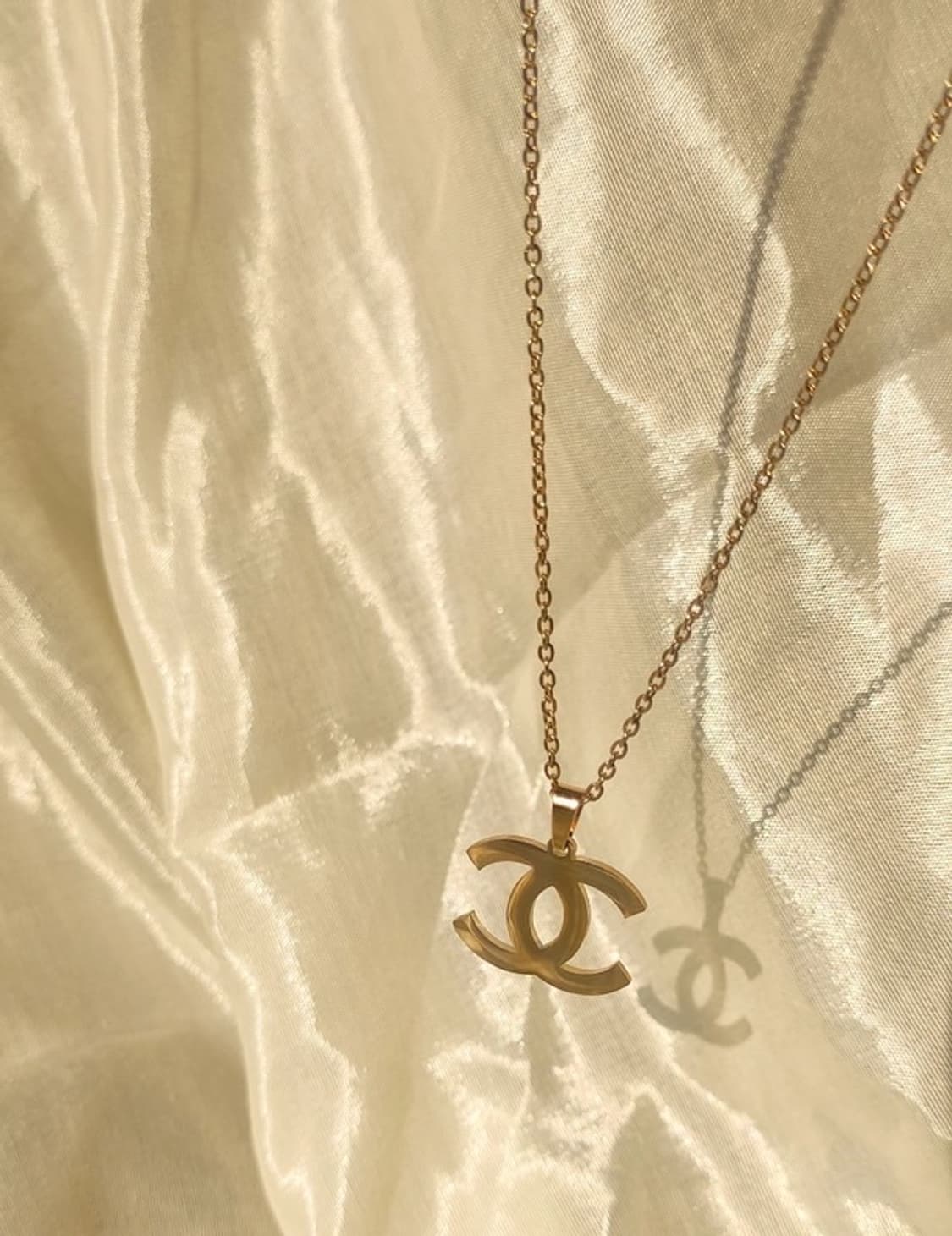 샤넬 골드 로고 체인 목걸이 상품이미지2