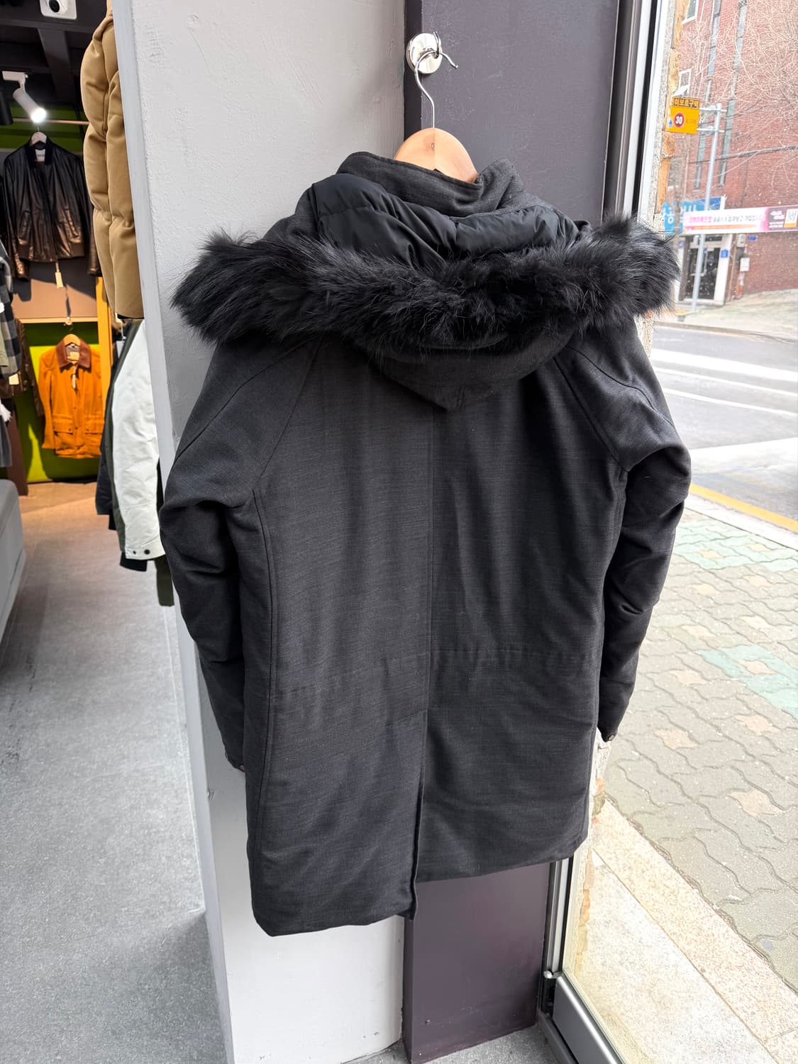 100/ 띠어리 캐시미어 블랜딩 다운 코요테 패딩 상품이미지7