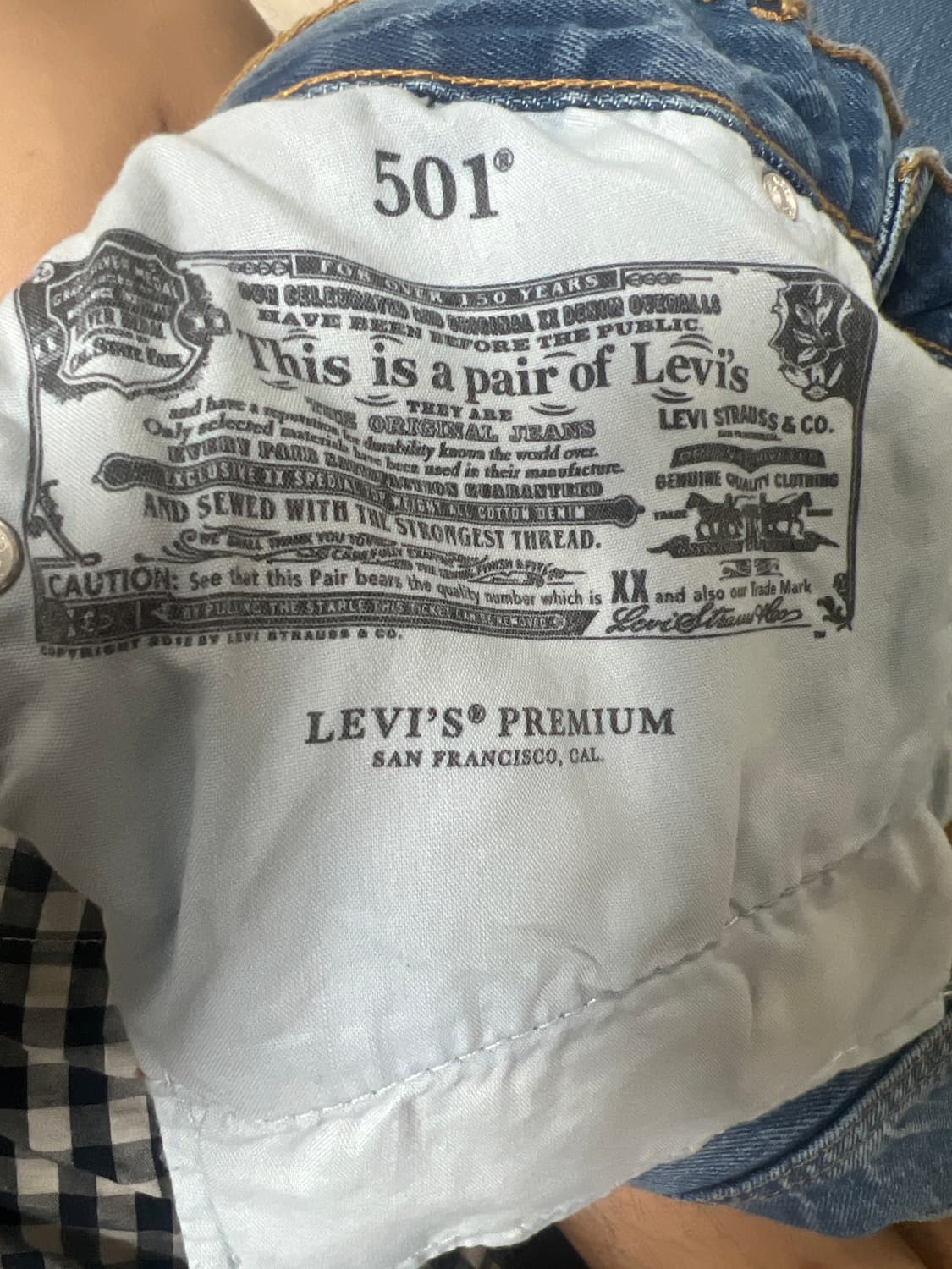 리바이스 501  90S 스트레이트핏 데님 상품이미지6